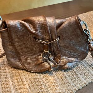 Silver and gold Cross body